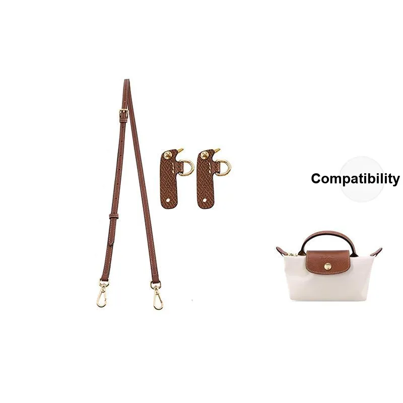 Jingxi Cow Leather Longchamp Mini Dumpling Bag With Free Perforated Leather Buckle Strap Women's Multicolor