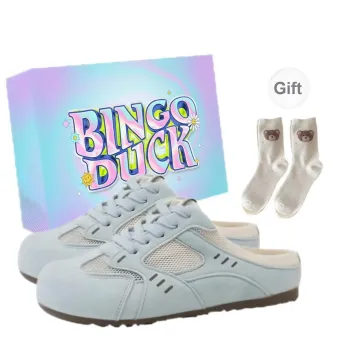 BINGO DUCK Abrasion Resistant Closed Toe Slippers Women's