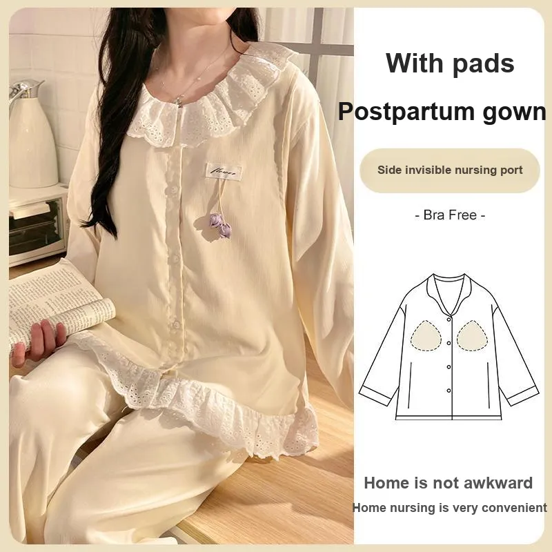 Maultiay Pajama Set Women's Apricot-1