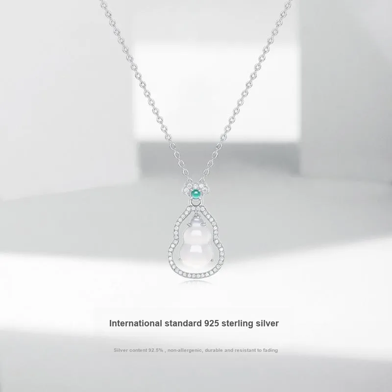 JUICY GRAPE Chalcedony Jade Necklaces Women's-3