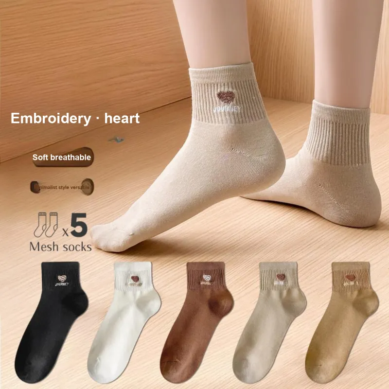 AUGUST Ankle Socks Women's 5 Pack-2