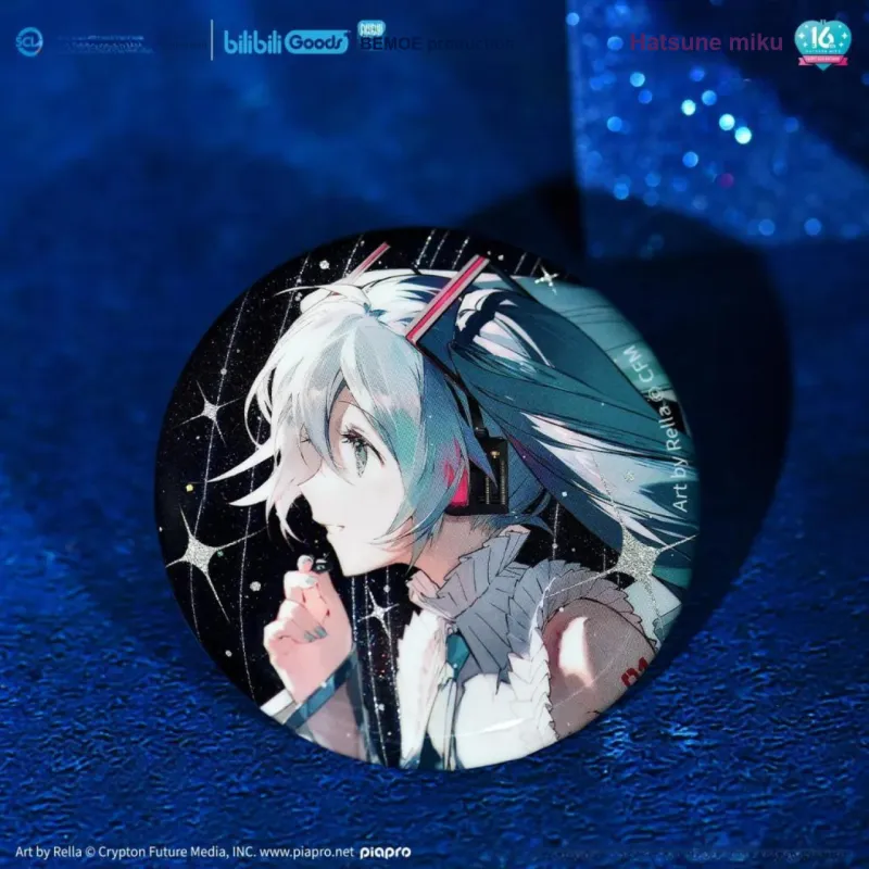 BEMOE Hatsune Miku 16TH Birthday Commemoration Concentrating The Future Badge IP Merch-2