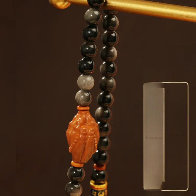 LIBALU Obsidian Bracelets Unisex-1