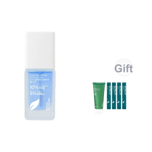 KOSLIV Blue Copper Peptide Сыворотка для Укрепления и Успокаивающего Восстановления Волос Скальп Сухой Увлажнение