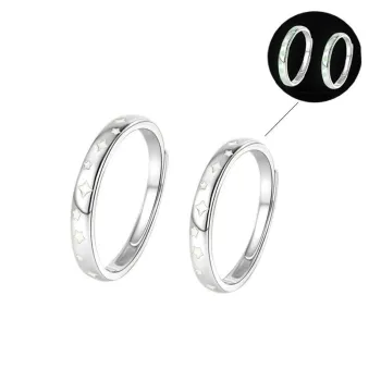 Onakiiko S999 Fine Silver Ring Gift Box Set Unisex