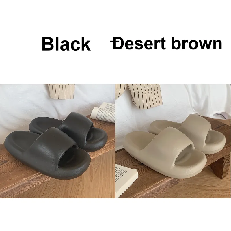 SHIGUDE Slippers Women's, Black-15
