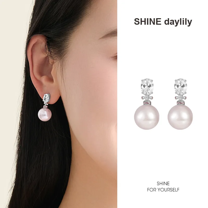 SHINE S925 Silver Earrings Women's-12