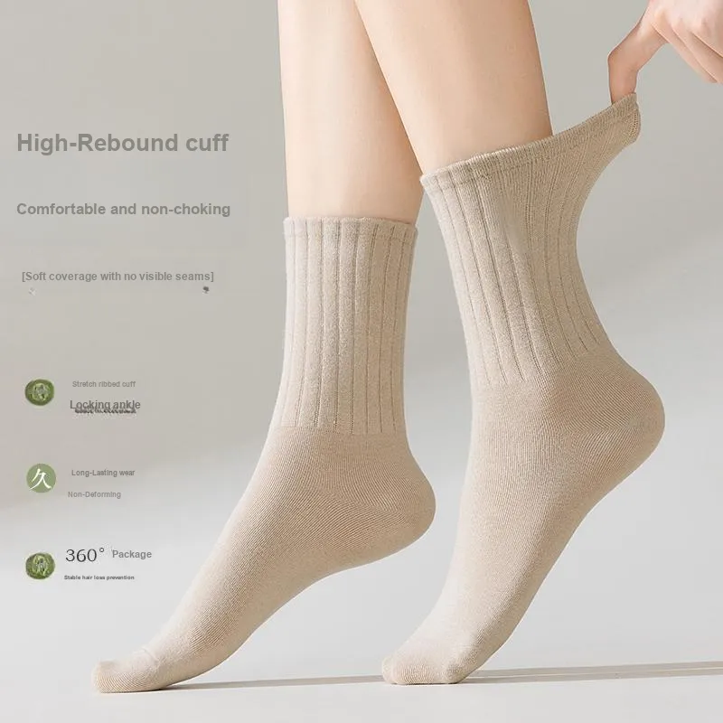 Lan Miao Mid Calf Socks Women's 7 Pack-11
