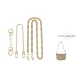Four-Leaf Clover Extender Chain+40cm Copper Decorative Chain+100cm Crossbody Chain
