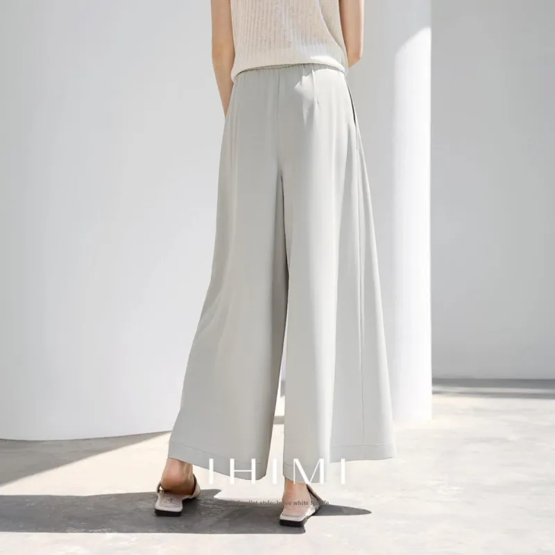 IHIMI Casual Pants Women's Light Cloud Blue-2