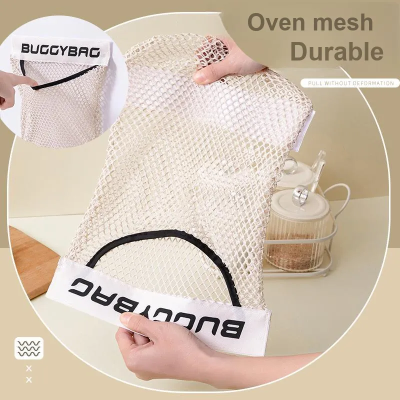 Xiaomi Mom Wall Mounted Large Capacity Storage Basket For Organizing And Storing Plastic Bags With Mesh Bag-7