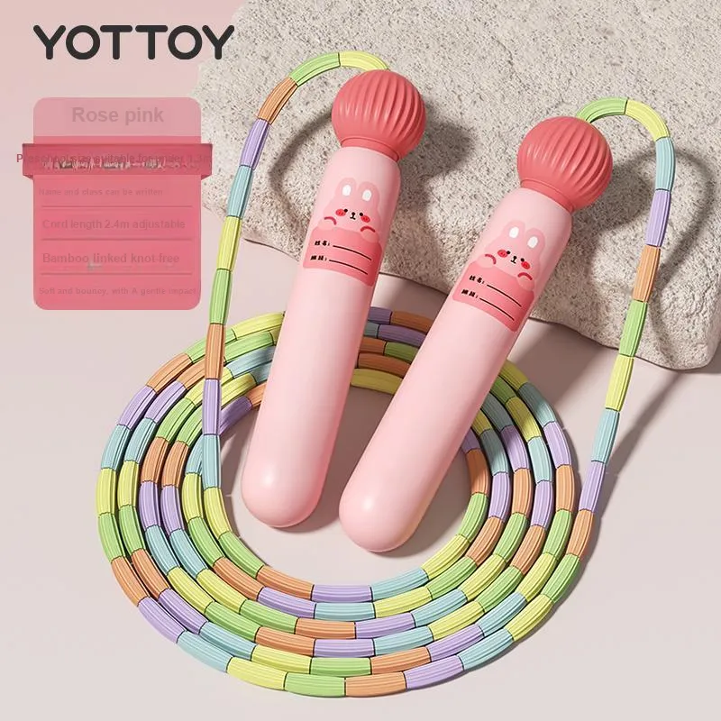 YOTTOY Casual Entertainment Mechanical Counting Jump Ropes Kids Handle Material PP Rope Material PVC Cotton Rope 2.4m-3