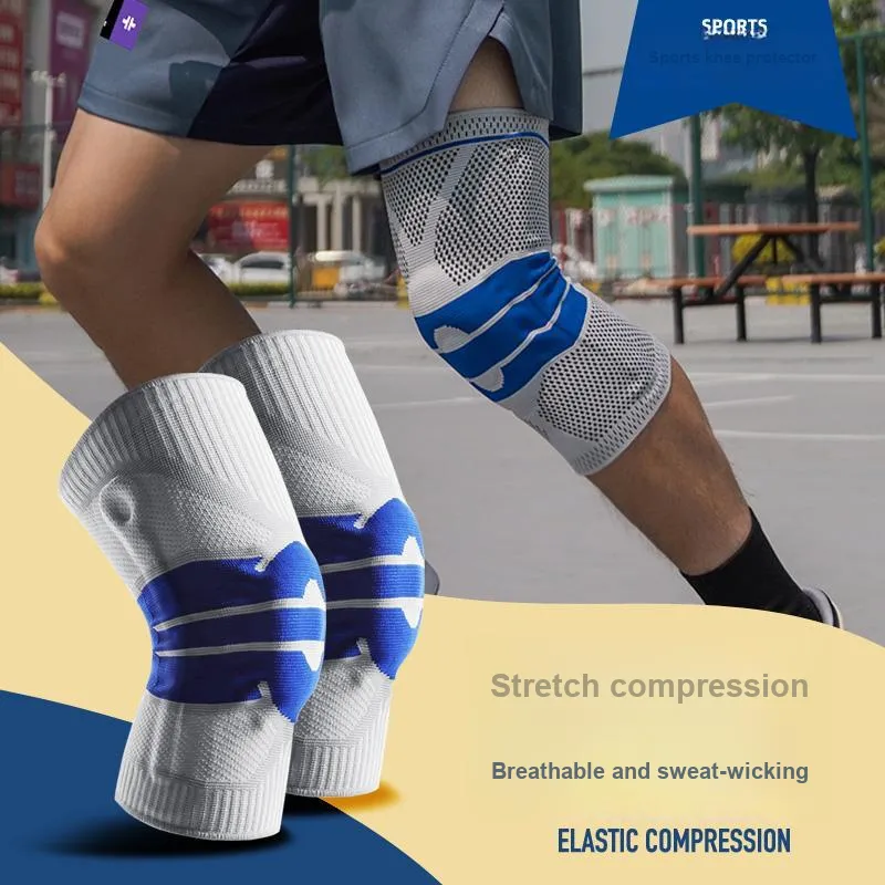 SMVP Knee Pads Polyester, Polyamide, Elastane, Silicone Basketball Unisex-3