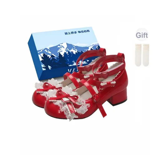 Fawn Miri Грубый каблук Туфли Мэри Джейн Женские