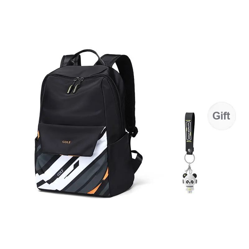 GOLF Oxford With Fabric Commute Backpack Large Size Men's Multicolor-9