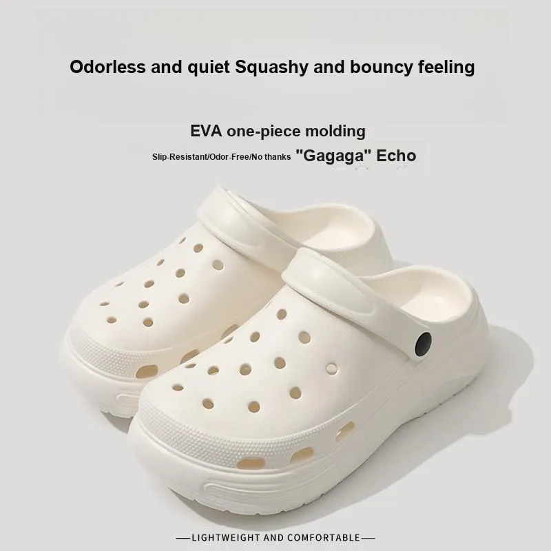 Foot Recreation Slippers Minimalist Style Fashion Versatile Breathable Squashy And Bouncy Feeling-4