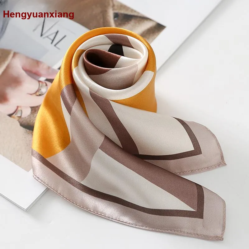 H YXIANG Silk Scarves Women's-12