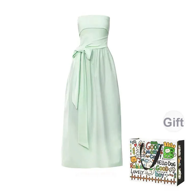 ZVJH Sleeveless Dress Women's Mint Green