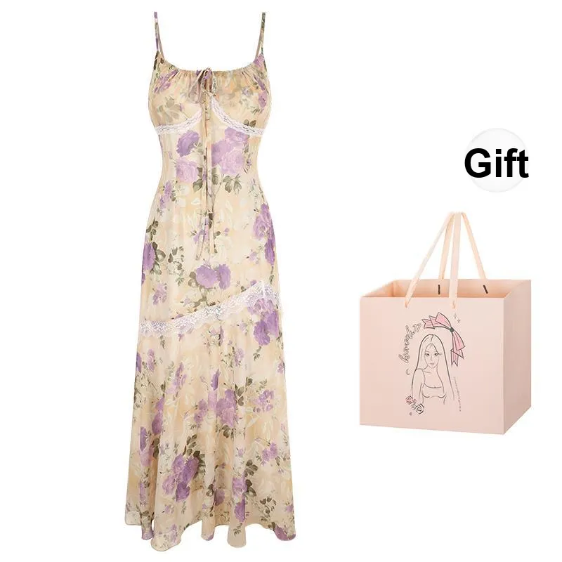 BSEVENI Slip Dress Women's Lisianthus Purple
