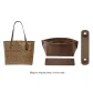 City33 Brown Shoulder Pad 20.cm+Brown Liner+Brown Bottom Pad