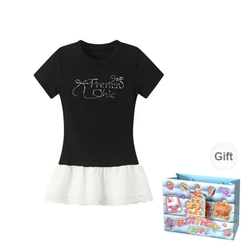 Gentle Welcome Regular T Shirt Women's Black