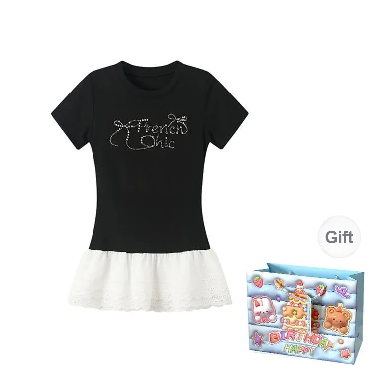 Gentle Welcome Regular T Shirt Women's Black-0