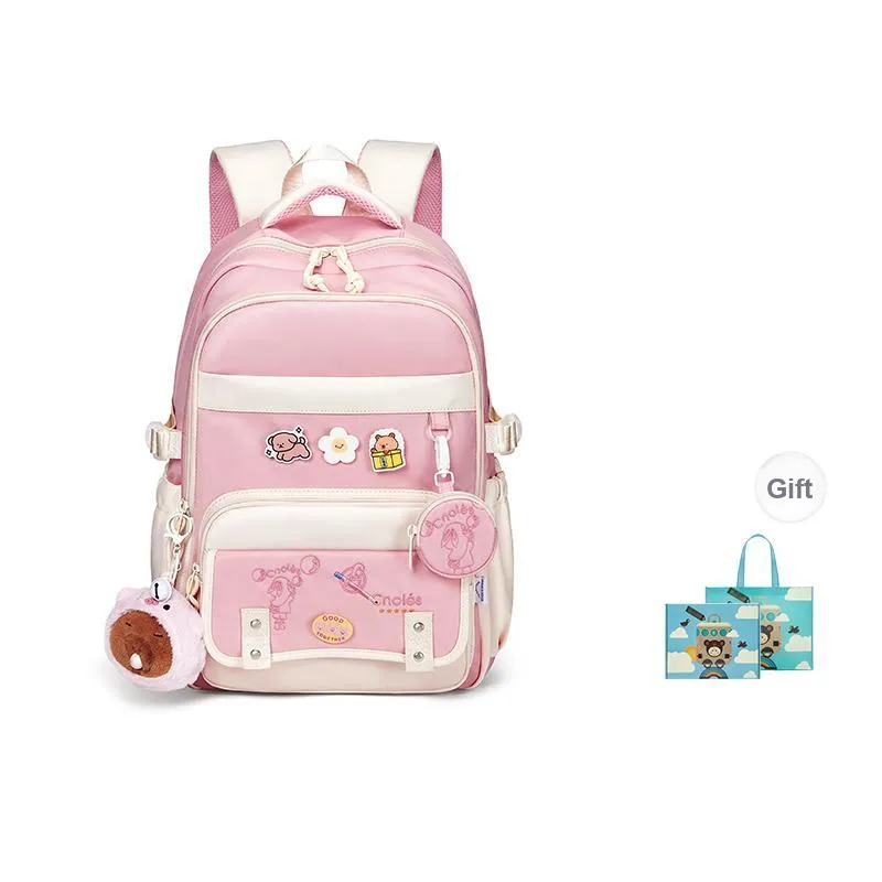 CNOLES Fabric Backpack Large Size Women's Multicolor-10