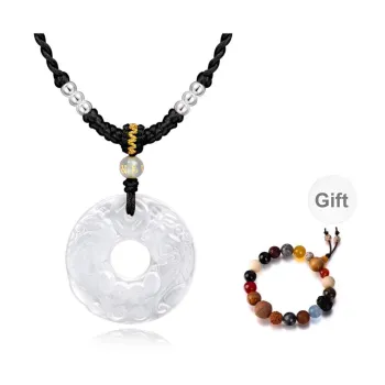 Lao Feng Xiang Chalcedony Necklaces Unisex
