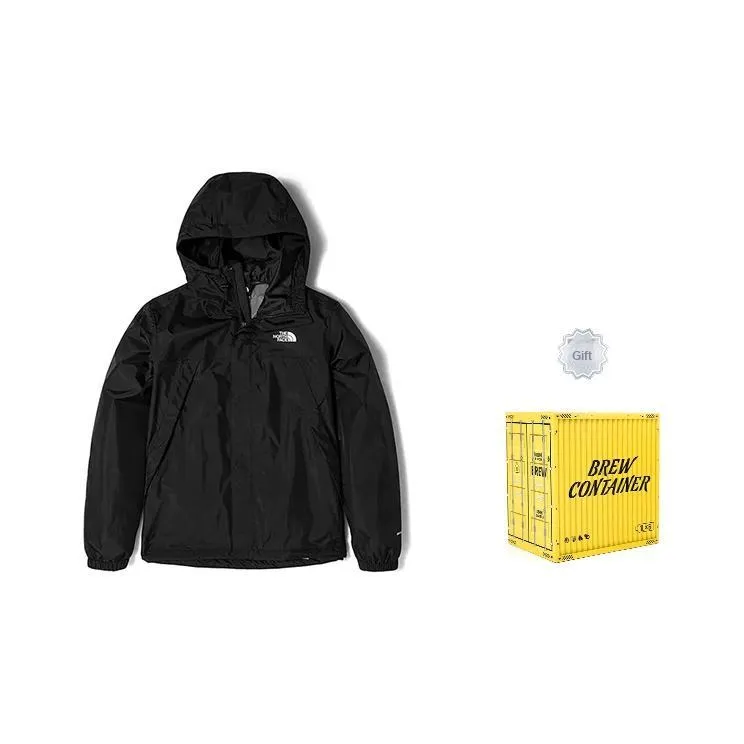 THE NORTH FACE Urban Exploration SS22 Водонепроницаемый Ветрозащитный And Дышащий Ветровка Мужской Черный