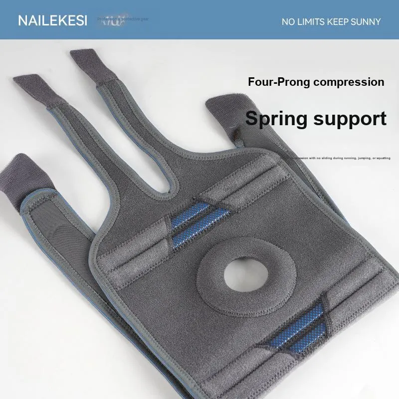 NAILEKESI Badminton Basketball Soccer Unisex Silicone Knee Pads-14