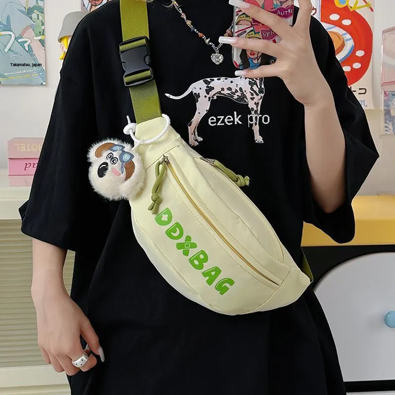Kewuku Nylon Sling Bag Unisex Multicolor-13