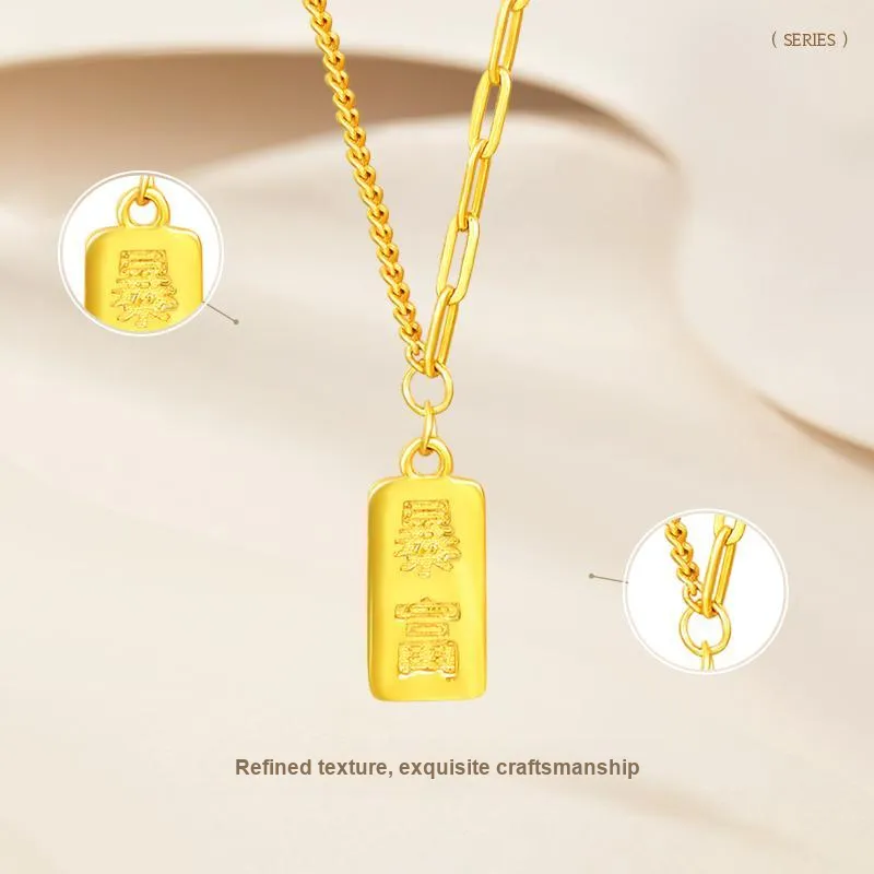 JINLIUFUJIXIANG S925 Silver Necklaces Women's-3