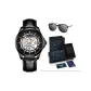 Black Case Black Dial Black Leather Strap[RIETI Brand Sunglasses Clothing Sets]