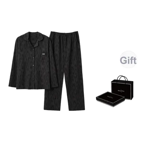 BANDICOOT Черный [100% хлопок] Унисекс Пижамные комплекты