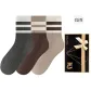 Dark Gray, Brown, Light Brown (3 Pack)