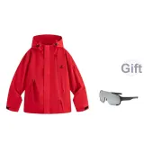 Red, Hard Shell 3-in-1 Detachable