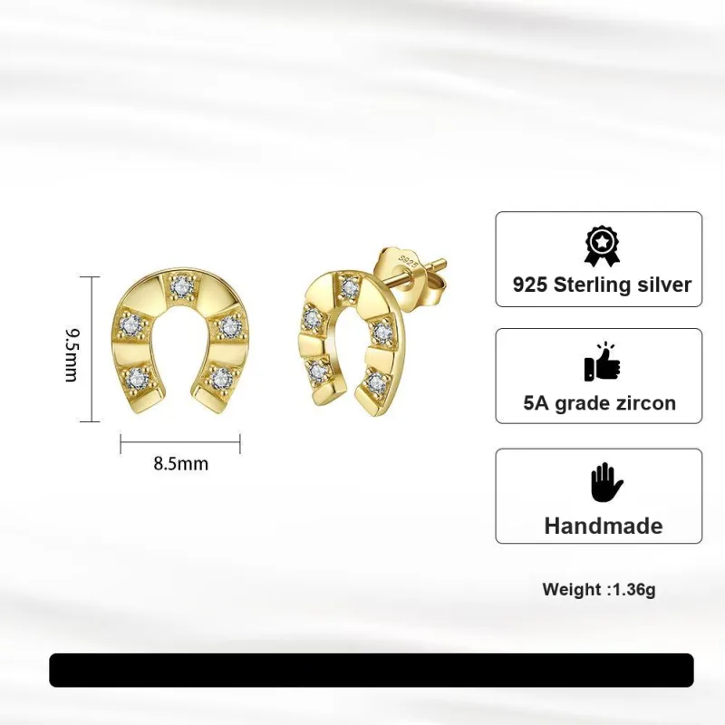 OGDAID S925 Stud Earrings Women's-1