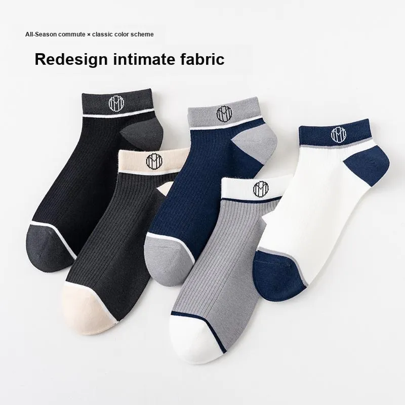 MIIOW No Show Socks Men's 5 Pack-2