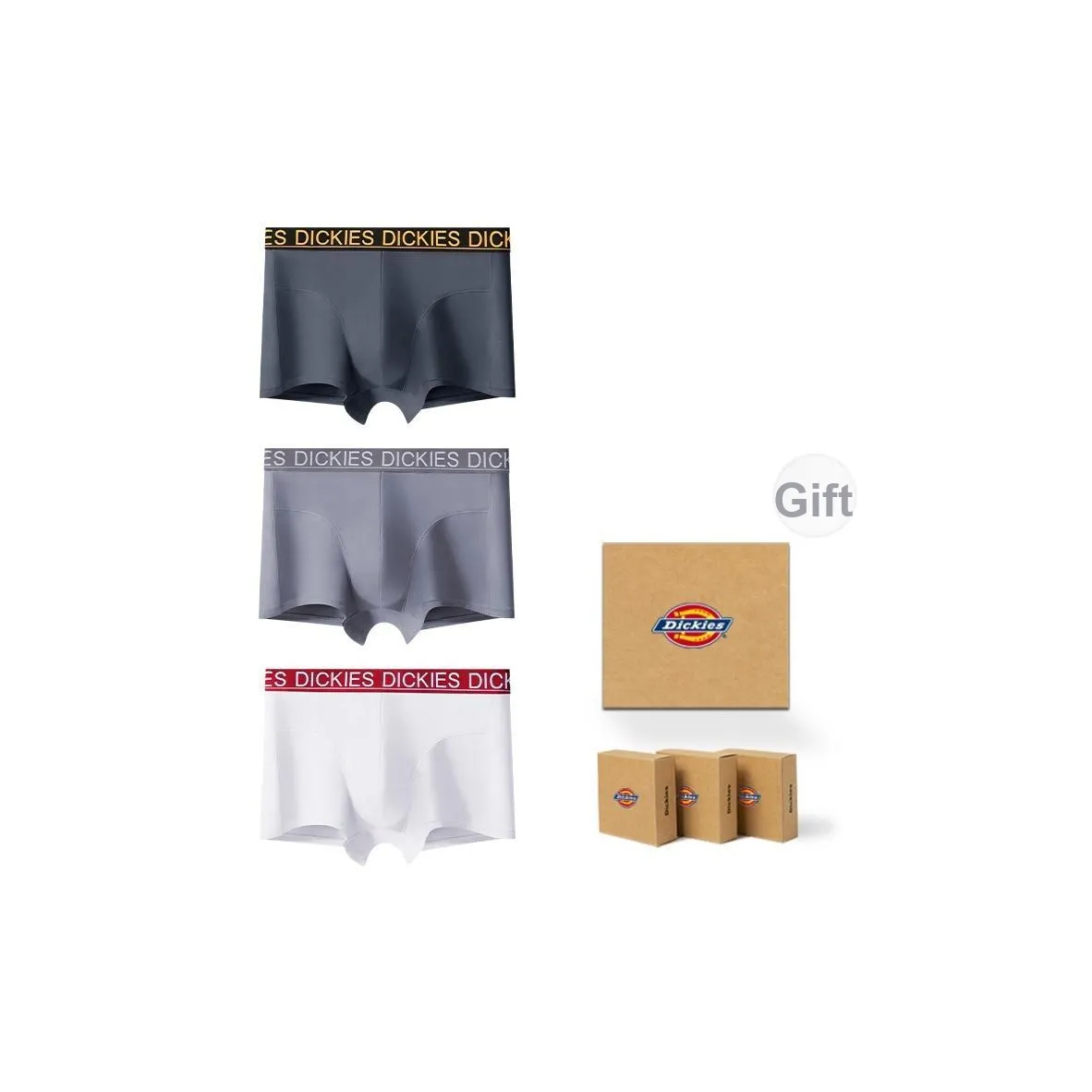Dickies Boxers Мужские Упаковка из 3 штук
