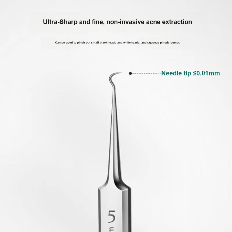 JIANYINGSHU Size 5 Ultra Sharp Hook Clip Make up Tools Blackhead Removal For Acne Treatment-2