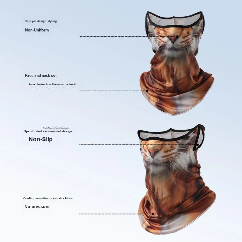 YUZHAOLIN Polyamide Sun Protection Masks Unisex-7