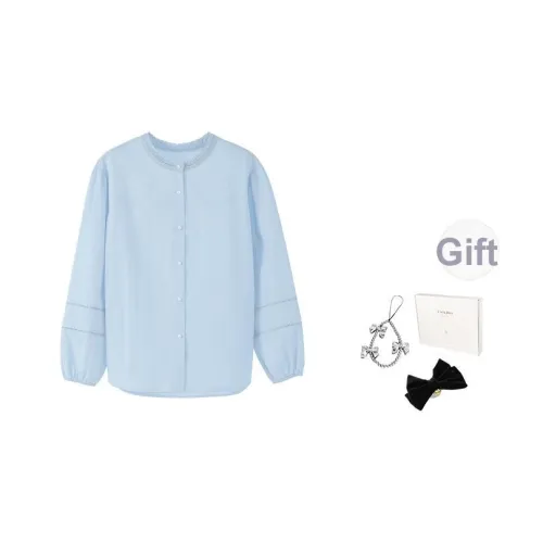 Fstudio Blue Women's Shirts Fstudio Синий Женские Рубашки