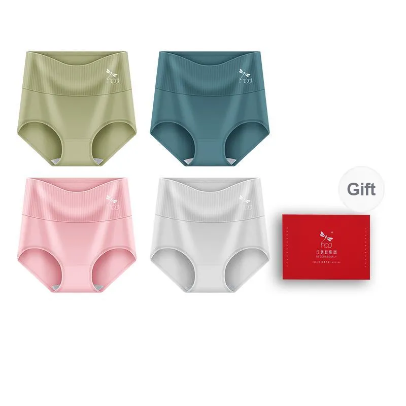 RED DRAGONFLY Cotton Panties Women's Box 4 Pack-9