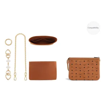 Jingxi Alloy Bag Accessories Women's Brown