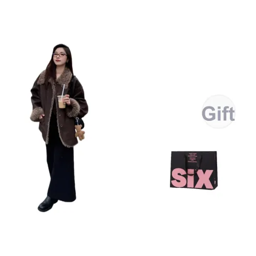 CTRTRC Сосна Чайно-коричневый кофейный Женские Меховые изделия