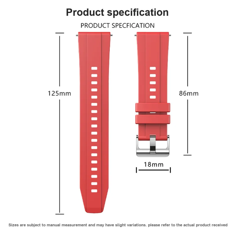 CHRROTA Watch Band All Compatibility Silicone Material-2