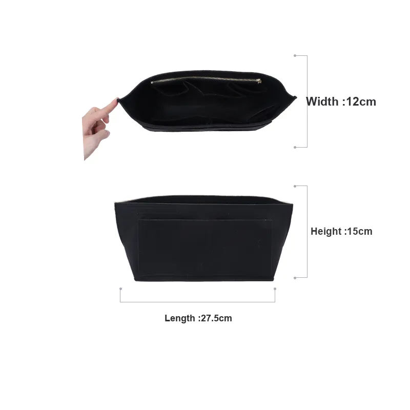 Gloya Imported Microfiber Anti Deformation Bottom Pad Bag Accessory Women's-19