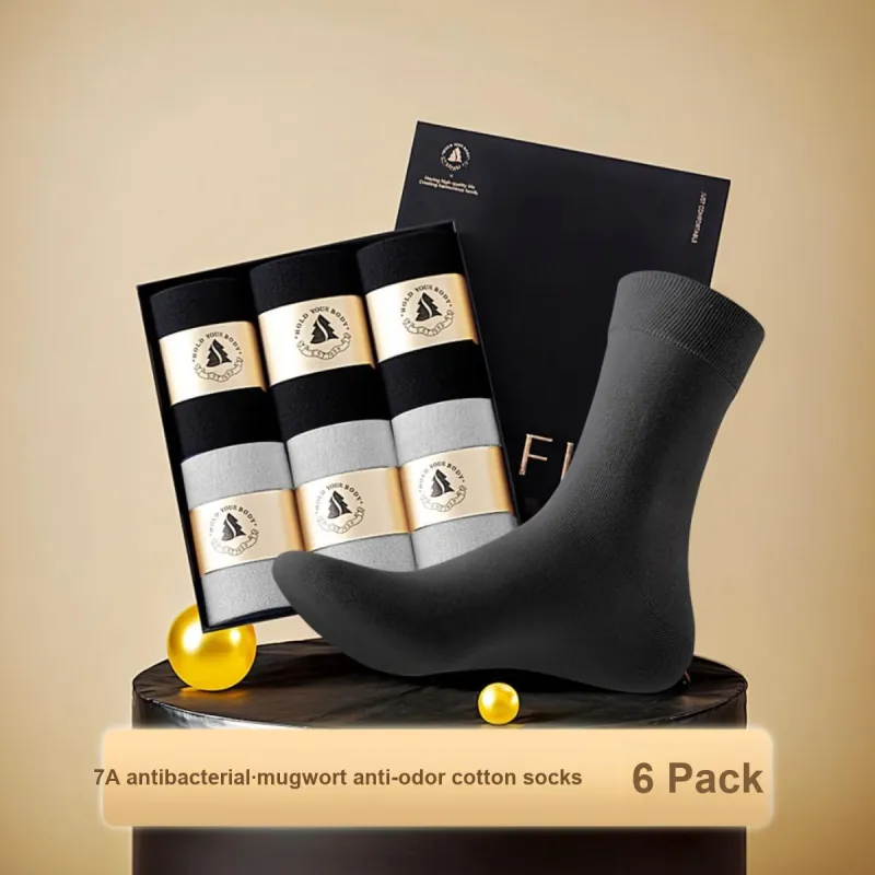 FIRS Mid Calf Socks Men's 6 Pack-66