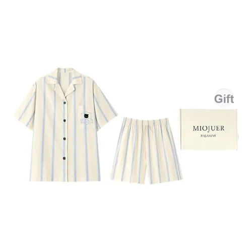 MIOJUER Пижамный комплект Мужской Бежевый Абрикос
