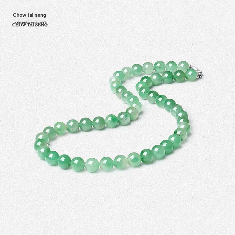 CHOW TAI SENG African Emerald Necklaces Women's-4